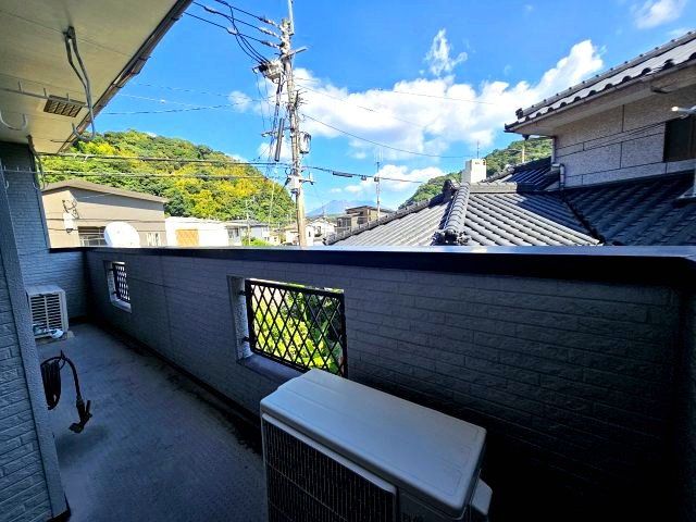 バルコニーからは、桜島を一望できます。