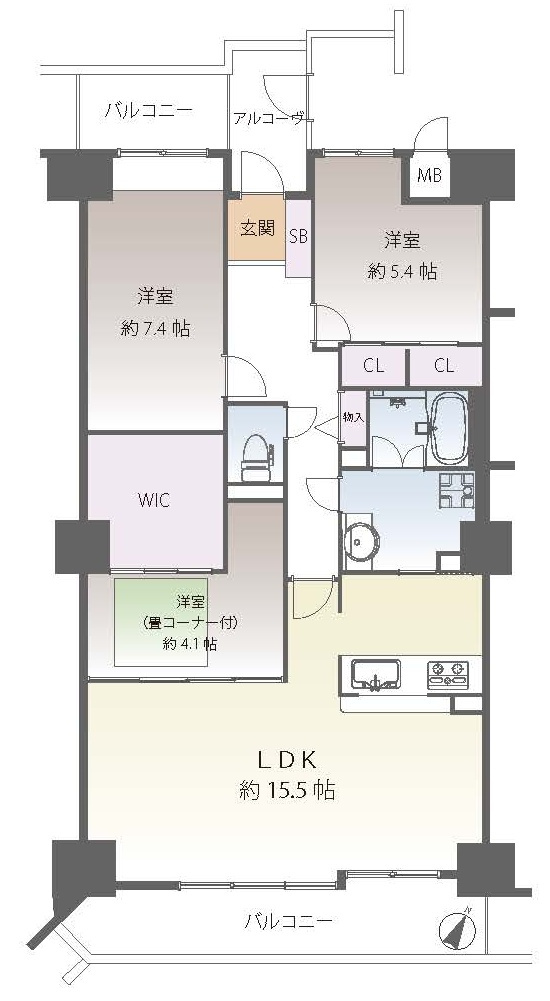 間取り：328000604509