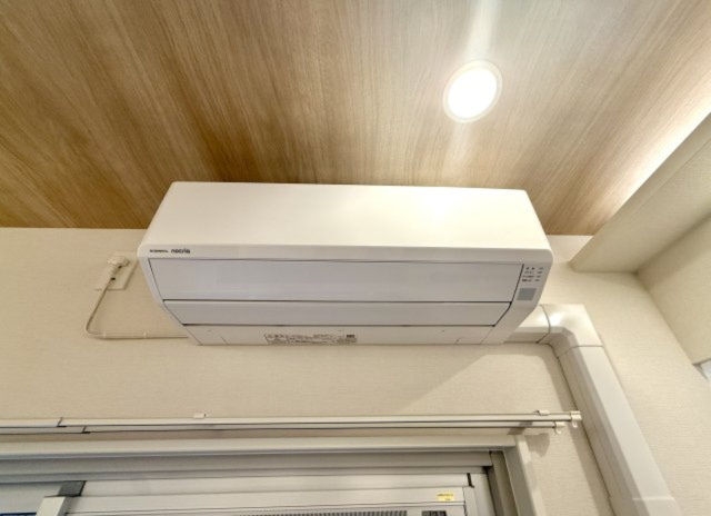 LDKにエアコンが一基設置済み！入後すぐに使えるのはポイント高いですね！