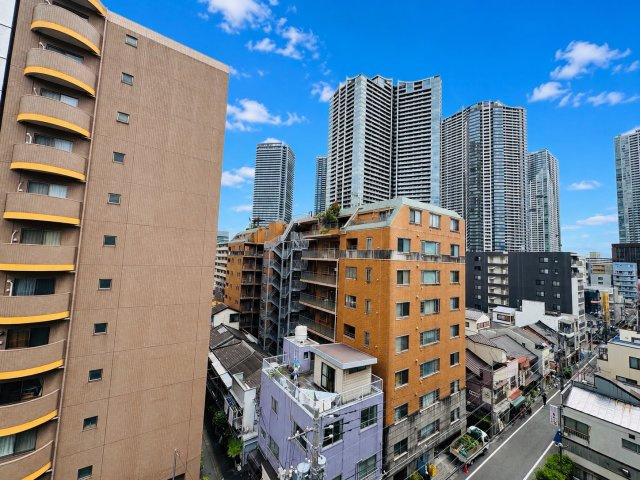 バルコニーからの眺望。THE　TOKYO　TOWERS方面の眺望