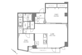 御苑ハイムの間取り