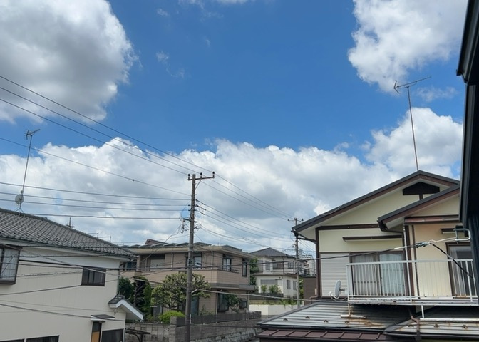 周囲は第一種低層住居専用地域に指定された閑静な住宅街となっており、落ち着いた街並みが広がります。バルコニーからの眺望は前面に遮るものが少なく、爽やかな風と陽光を心地よく感じることができます。