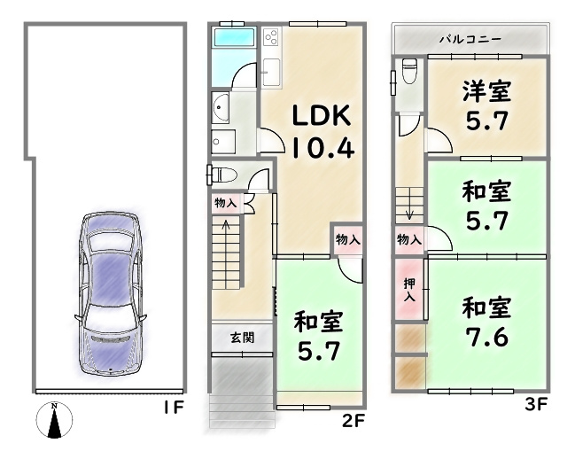 間取り：326000266994
