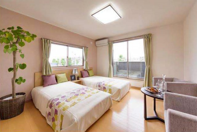 内装建材には、有害物質を殆ど含まない建材を使用。