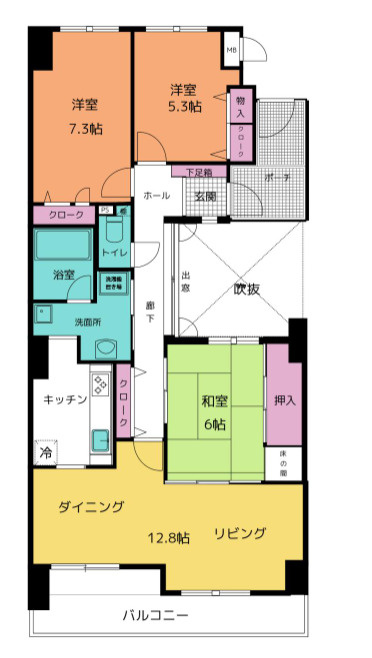 間取り：343000068451