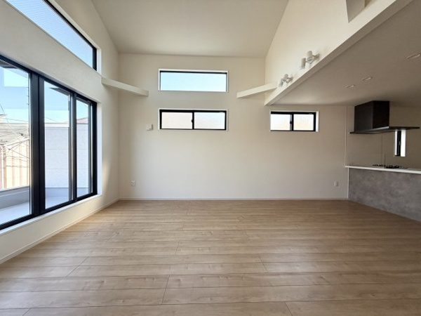 【練馬区上石神井南町 ZEH水準 ハイグレード大型邸宅 限定1棟の居間】