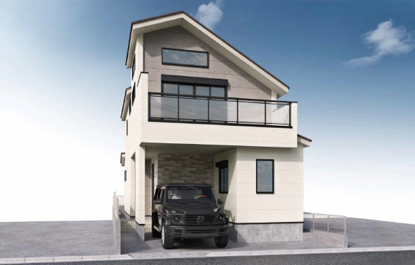 【練馬区上石神井南町 ZEH水準 ハイグレード大型邸宅 限定1棟のバルコニー】