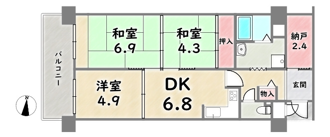 間取り：326000234618