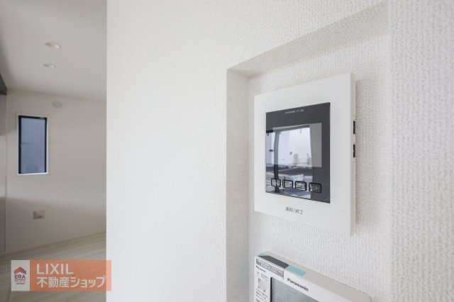 【TVインターホン】現地完成写真。カラーTVインターホン。