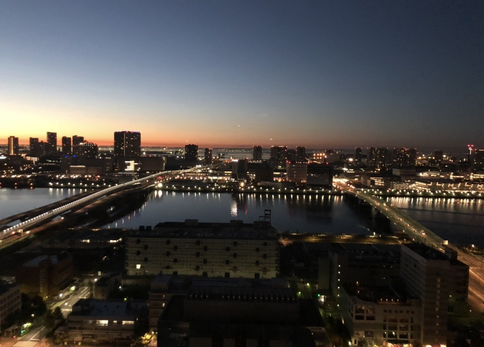 南東向き眺望（夜景）
