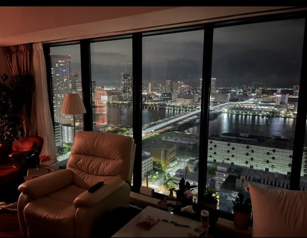 南東向き眺望（夕方）