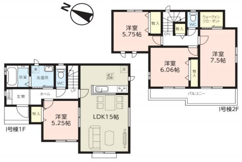 第3　伊奈町小室　新築一戸建て　ハートフルタウン　I