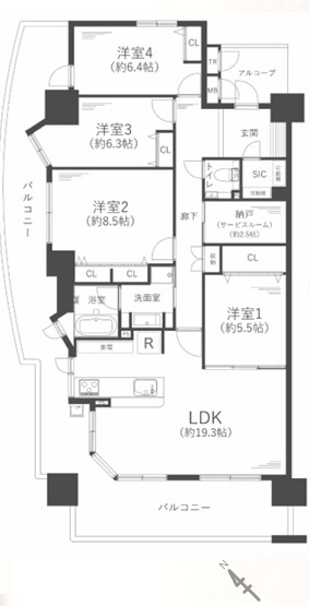 間取り：328000624800