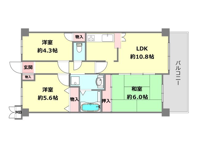 間取り：328000662697