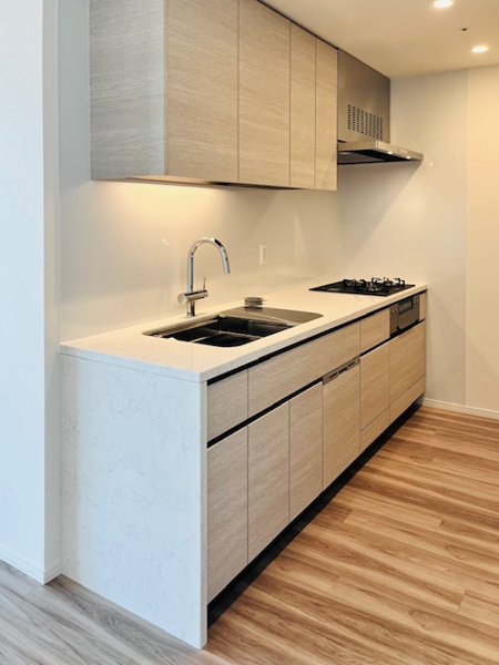 【HARUMI FLAG SUNVILLAGE T棟のキッチン】