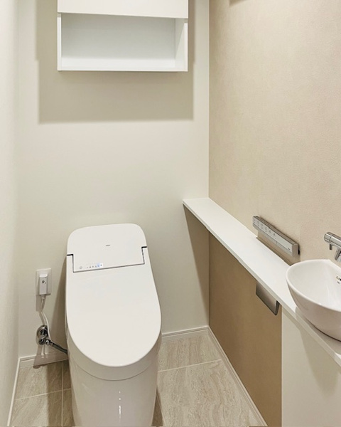 【HARUMI FLAG SUNVILLAGE T棟のトイレ】