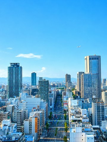 【バルコニーからの眺望】23階・北向きの眺望！高層階につき見渡しも良好です◎