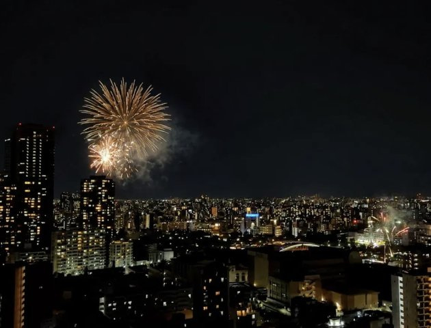 【物件からの眺望】花火鑑賞可能な物件です☆