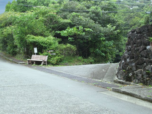 マイクロバス　バス停