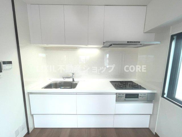 収納も豊富で、シンクとコンロの距離も近いので作業効率が上がります。
