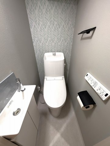手洗い付きのトイレ
