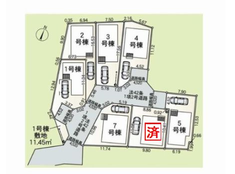 藤沢市城南第6　1期　新築一戸建て　全7棟