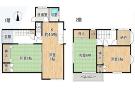 桶川市鴨川1丁目　中古戸建の間取り