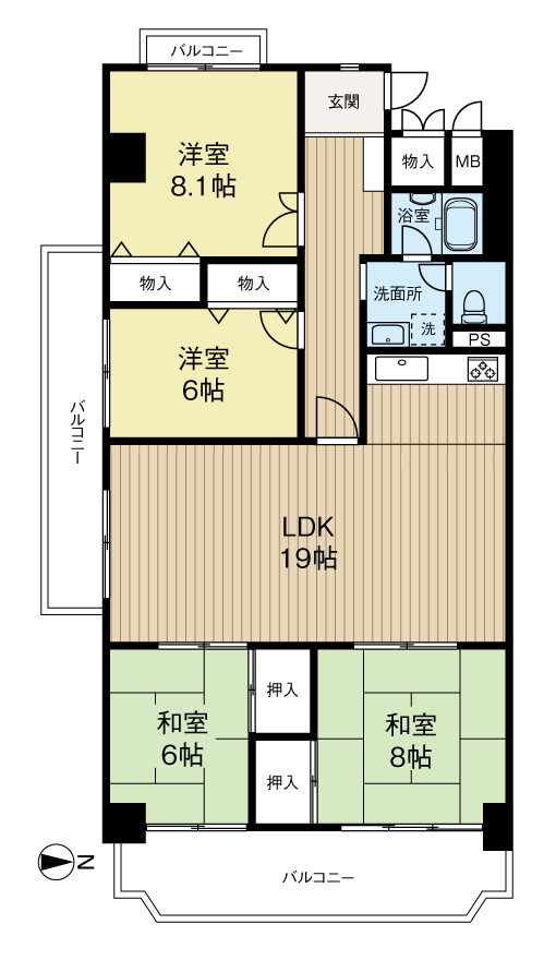 間取り：328000635117