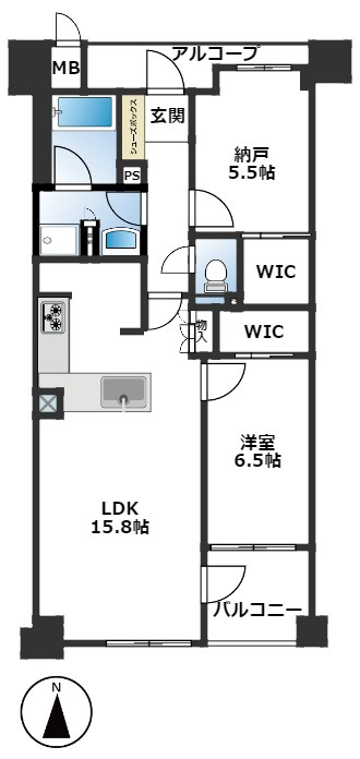 間取り：326000158911