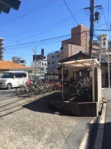 パークプラザ森小路の駐輪場