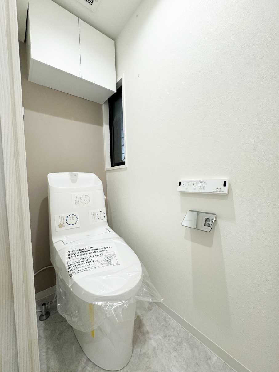 ゆったりとした空間のトイレです