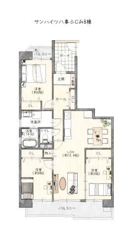 間取り：323000496436