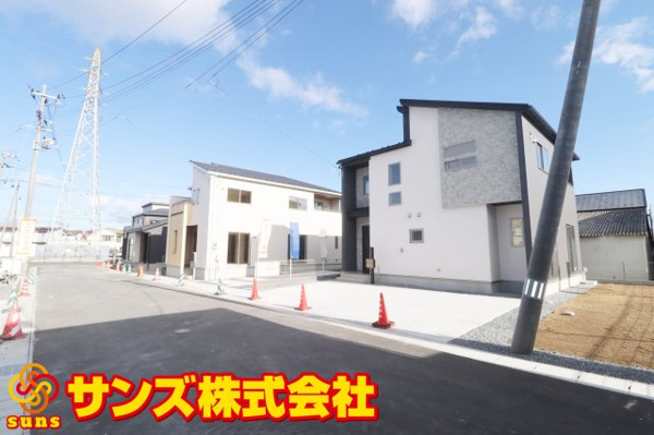 【郡山市芳賀３丁目　　　２号棟　　　芳賀小学校、郡山第４中学区の外観】