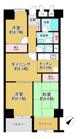 間取り：313004917578