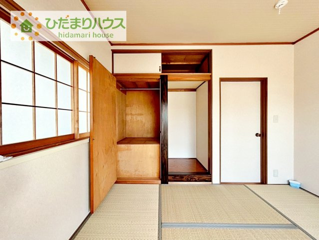 和室にも大容量のクローゼット完備！　お布団やお子様のおもちゃなどがスッキリ収納できますね(^^♪