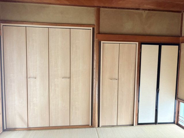 1階和室の収納。たくさん収納していだだけます！