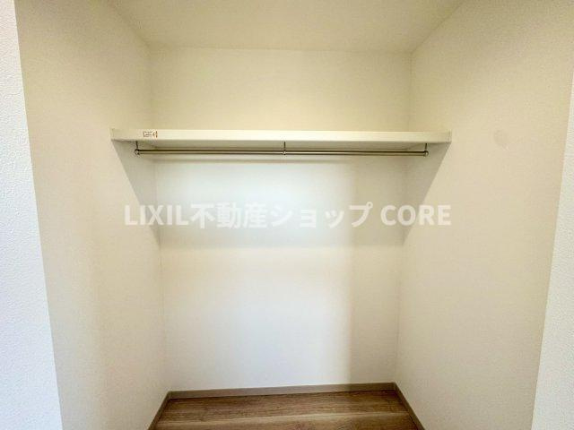 全居室にクローゼットを完備！居室空間をより広く隅々までお使いいただけますね。　