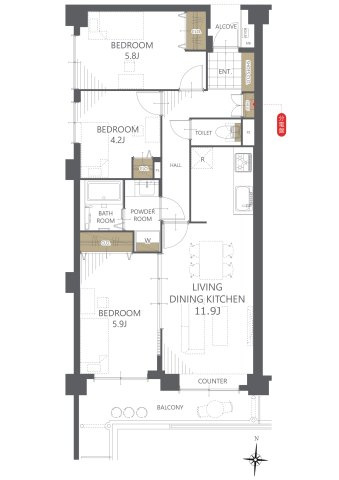 間取り：304000322724