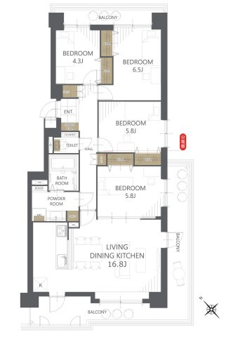 間取り：301000101538