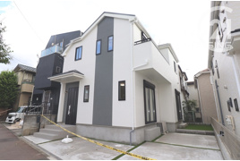 ハートフルタウン　昭島市田中町1丁目　新築　全2棟　1号棟の外観