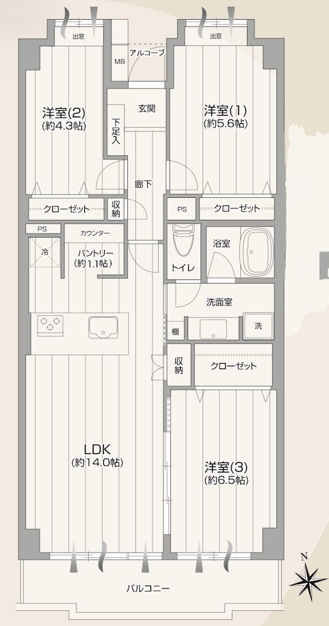 間取り：314002684185