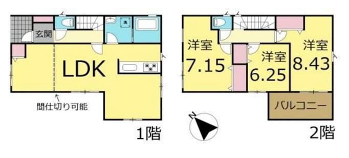■間取り図｜敷地面積：118.71？（約35.9坪）建物面積：100.61？（約30.43坪）