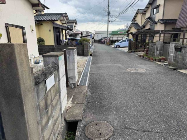 【東貫三丁目（6期）の前面道路含む現地写真】