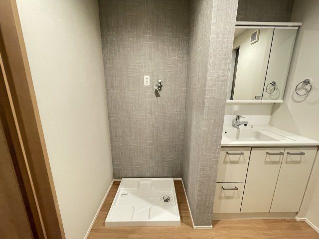 洗濯機置き場です。