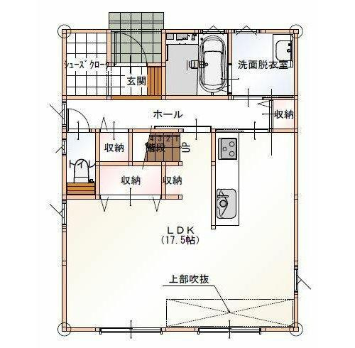 【神田町三丁目の間取り】