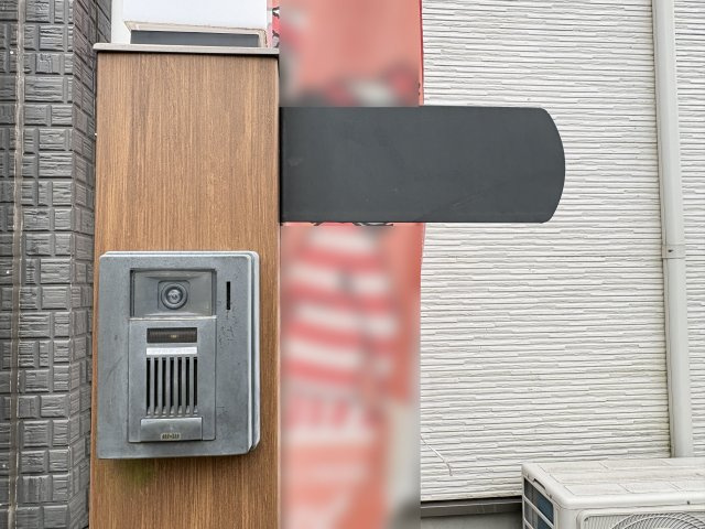 突然の来客も顔が確認できて安心です。