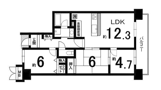 間取り：326000242731