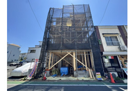板橋区幸町　大型ガレージ×屋上ルーバル　建物140ｍ2超　限定1棟の外観