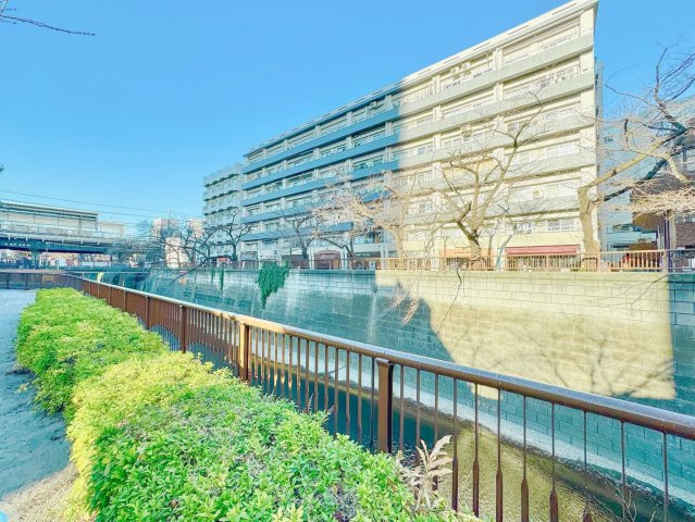 目黒川の潤いを身近に感じながら、四季折々の景色を愉しめる住環境です。