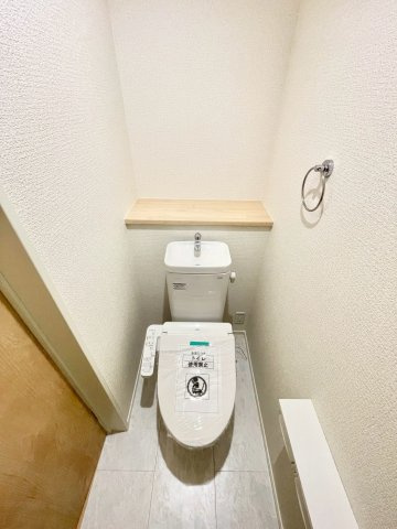 【 安佐北区あさひが丘7丁目　新築分譲 のトイレ】